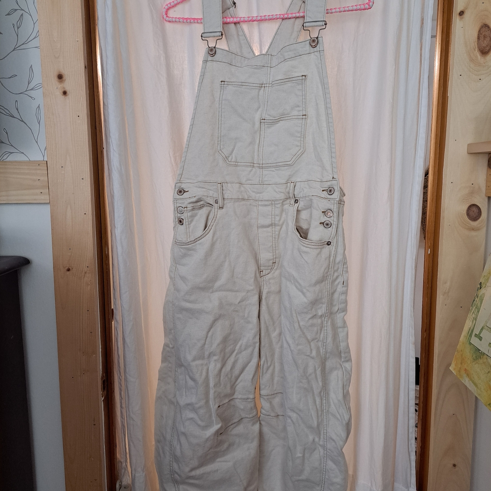 We The Free Cream Jumpsuit